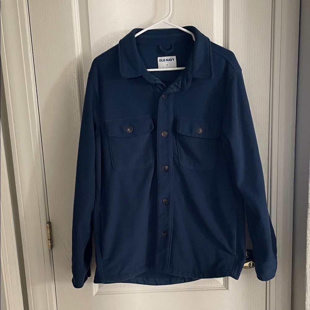 Old Navy Navy Blue Fleece Jacket